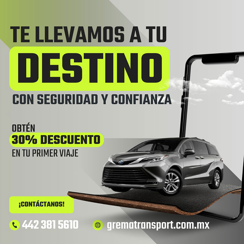 Te llevamos a tu destino con seguridad y confianza