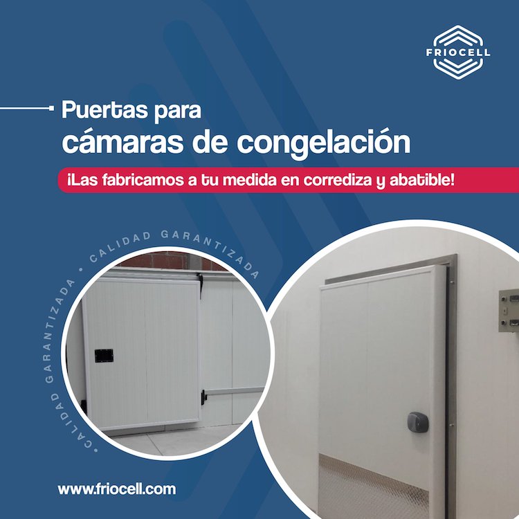 Puertas para cámaras de congelación